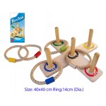 Wooden Ring Toss Game